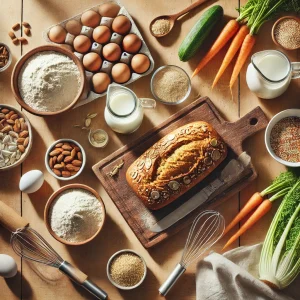 cocina sin gluten; una mesa llena de productos sin gluten